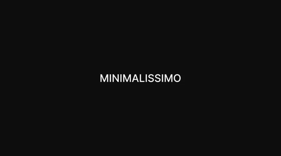 Minimalissimo - Minimalism in art and design