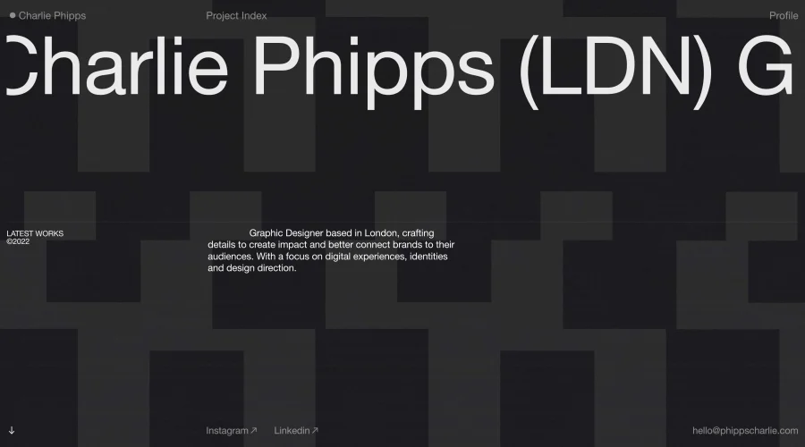 Charlie Phipps — Portfolio ©2022