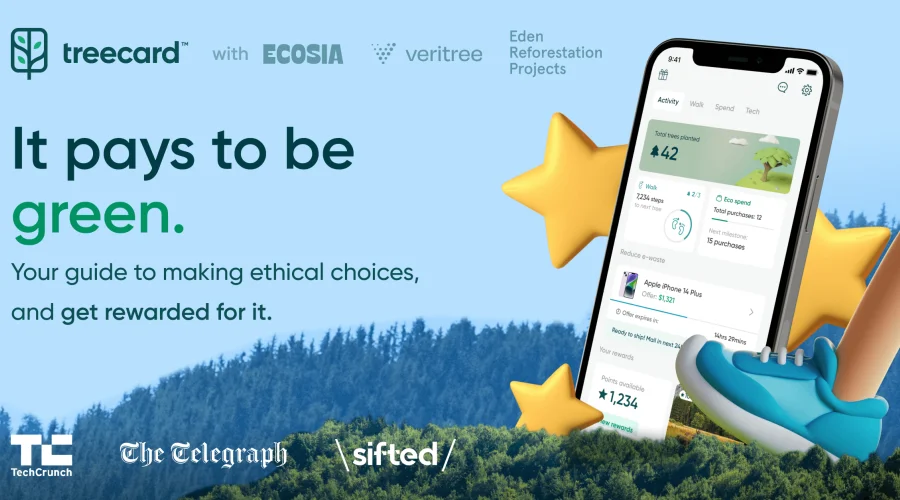 Treecard - Sustainable living, made simple.
