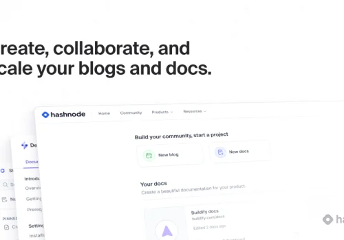 Hashnode — Build blogs and API docs for developers and teams.