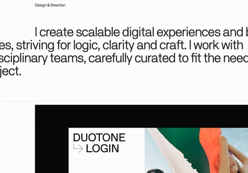 Erno Forsström — Design and Direction