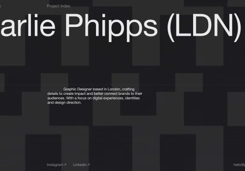 Charlie Phipps — Portfolio ©2022