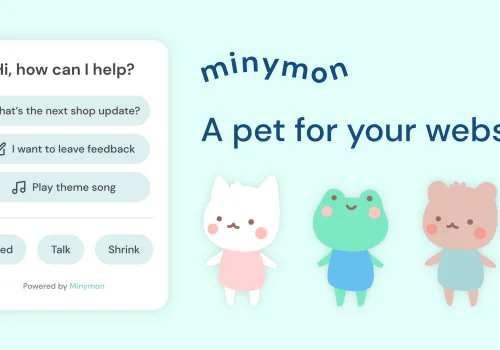 Minymon | A pet for your website